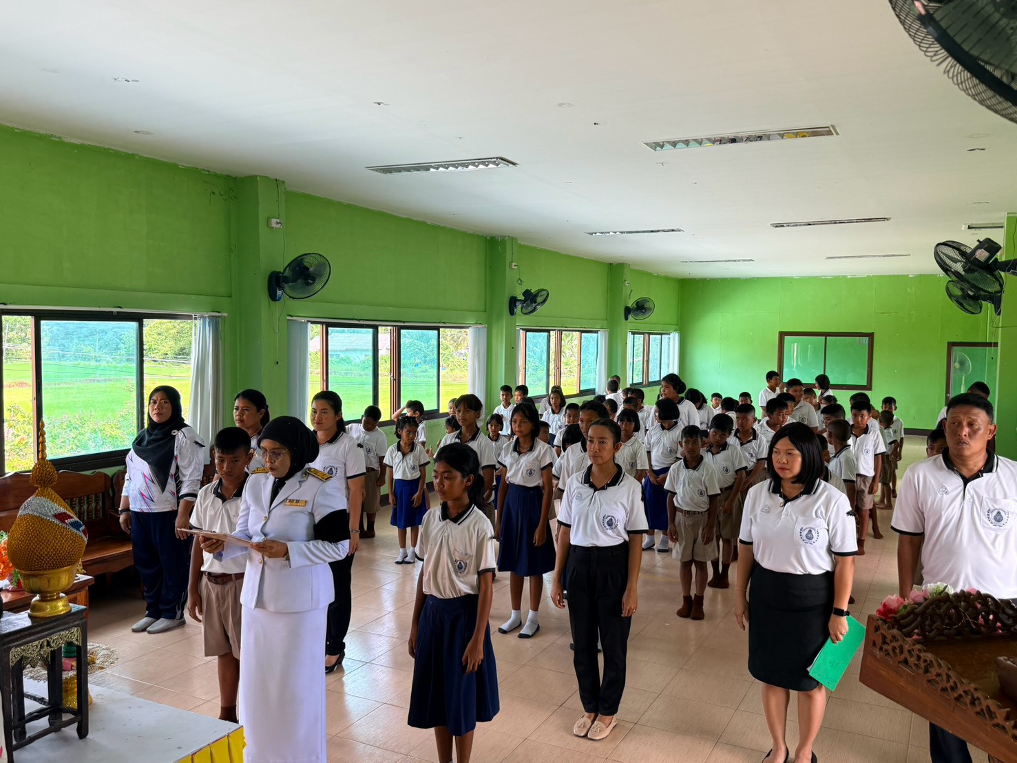 ผู้อำนวยการ คณะครูและนักเรียนโรงเรียนวัดเกษตรชลธี ขอพระราชทานถวายพระพรชัยมงคล พระบาทสมเด็จพระเจ้าอยู่หัว เนื่องในโอกาสวันเฉลิมพระชนมพรรษา 28 กรกฎาคม 2569